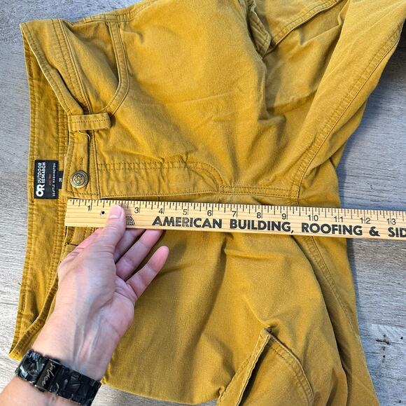 Outdoor Research Men's Shastin Cargo Pants Yellow Size 28 - Picture 12 of 15